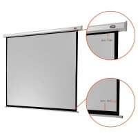 celexon elektrische Rolloleinwand Economy Motor 1:1, 280 x 280 cm Projektionsfläche