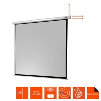 celexon elektrische Rolloleinwand Economy Motor 1:1, 280 x 280 cm Projektionsfläche