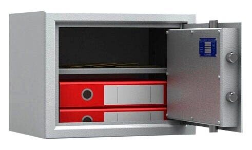 ISS Tresor Hagen I Sicherheitsstufe S1 nach EN14450 lichtgrau 45,0 x 36,5 x 35,0 cm