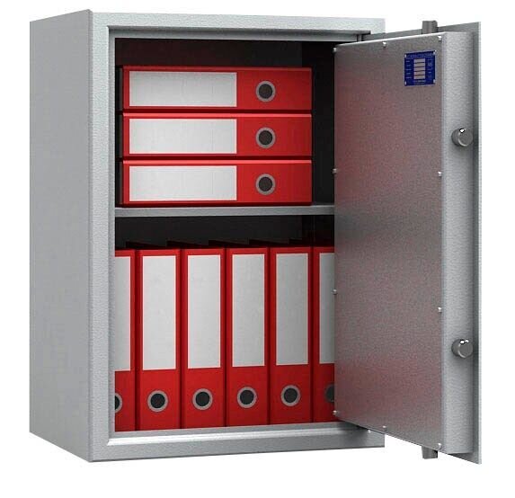 ISS Tresor Hagen II Sicherheitsstufe S1 nach EN14450 lichtgrau 50,0 x 36,5 x 70,0 cm