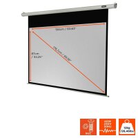 celexon elektrische Rolloleinwand Economy Motor 16:9, 160 x 90 cm Projektionsfläche