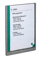 DURABLE Türschild CLICK SIGN Kunststoff grau DIN A4...