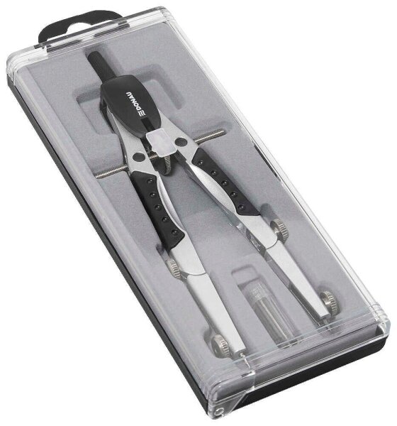 DONAU Zirkel Set silber/schwarz, 1 St.