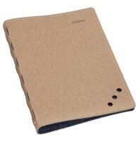 DONAU Ringbuch 4-Ringe hellbraun 3,0 cm DIN A4, 1 St.