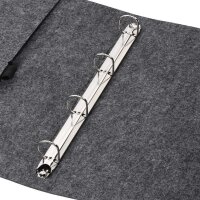 DONAU Ringbuch 4-Ringe hellbraun 3,0 cm DIN A4, 1 St.