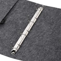 DONAU Ringbuch 4-Ringe hellbraun 3,0 cm DIN A4, 1 St.