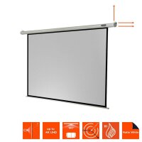 celexon elektrische Rolloleinwand Economy Motor 4:3, 220 x 165 cm Projektionsfläche