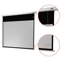 celexon elektrische Rolloleinwand Economy Motor 16:9, 300 x 169 cm Projektionsfläche