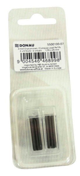 DONAU Zirkelminen 2,0 mm, 12 St.