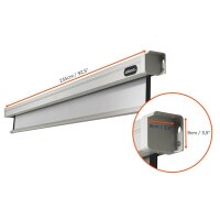 celexon elektrische Rolloleinwand Professional Motor 4:3, 220 x 165 cm Projektionsfläche