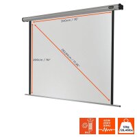 celexon elektrische Rolloleinwand HomeCinema Motor 1:1,...