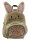 DONAU Kindergartenrucksack Hase Kunstfaser braun