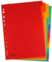 DONAU Register DIN A4 Vollformat 12 rot, orange, gelb,...
