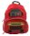 DONAU Kindergartenrucksack Feuerwehr Kunstfaser rot