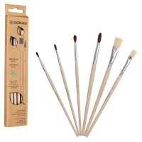 DONAU ÖKO Pinsel-Set Größe 4, 8, 10, 12,...