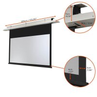 celexon Deckeneinbau-Leinwand Motor Expert 16:9, 250 x 140 cm Projektionsfläche  ( 1090196 )