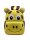 DONAU Kindergartenrucksack Giraffe Kunstfaser gelb
