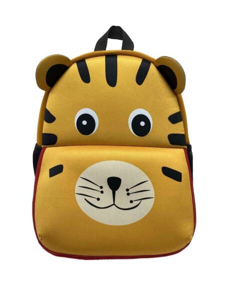 DONAU Kindergartenrucksack Tiger Kunstfaser orange
