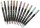 DONAU Dual Brush-Pens farbsortiert, 12 St.