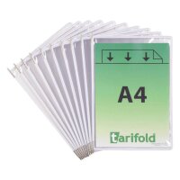 tarifold Sichttafeln DIN A4 weiß, Öffnung...