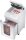 HSM shredstar Autofeed X200 Aktenvernichter mit Partikelschnitt P-4, 4 x 12 mm, bis 200 Blatt, weiß