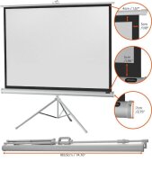 celexon Stativleinwand Economy 4:3, 176 x 132 cm Projektionsfläche