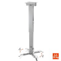 celexon Beamer-Deckenhalterung Multicel 63100W weiß