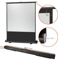 celexon mobile Leinwand Ultramobil Plus Professional 1:1, 114 x 114 cm Projektionsfläche