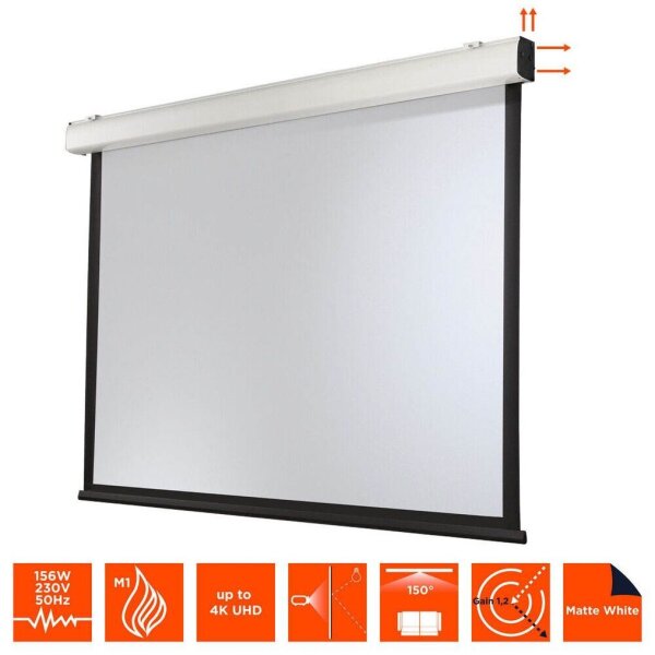 celexon elektrische Rolloleinwand Motor Expert XL 4:3, 450 x 340 cm Projektionsfläche