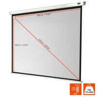 celexon Rolloleinwand Economy 4:3, 180 x 135 cm Projektionsfläche