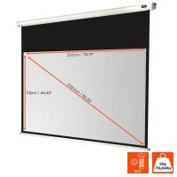celexon Rolloleinwand Economy 16:9, 200 x 113 cm Projektionsfläche