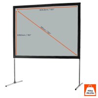 celexon Faltrahmenleinwand für Rückprojektion...