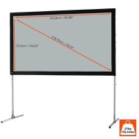 celexon Faltrahmenleinwand für Rückprojektion...