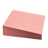 Karteikarten DIN A6 rosa liniert, 100 St.