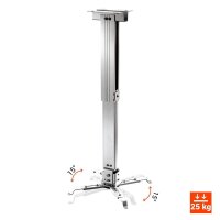 celexon Beamer-Deckenhalterung Multicel 63100S silber