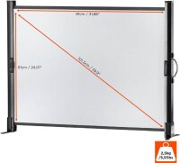 celexon Tischleinwand Mobil Professional 4:3, 81 x 61 cm...