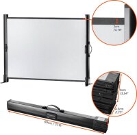 celexon Tischleinwand Mobil Professional 4:3, 81 x 61 cm Projektionsfläche