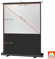 celexon mobile Leinwand Ultramobil Plus Professional 4:3, 114 x 86 cm Projektionsfläche