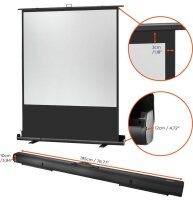 celexon mobile Leinwand Ultramobil Plus Professional 1:1, 174 x 174 cm Projektionsfläche