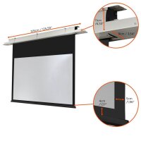 celexon Deckeneinbau-Leinwand Motor Expert 16:10, 300 x 187 cm Projektionsfläche