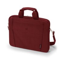 DICOTA Laptoptasche Slim Case BASE Recycling-PET rot...