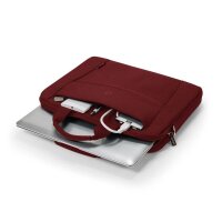 DICOTA Laptoptasche Slim Case BASE Recycling-PET rot D31306 bis 35,8 cm (14,1 Zoll)