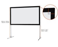 celexon Faltrahmenleinwand für Frontprojektion Mobil Expert 16:9, 203 x 114 cm Projektionsfläche