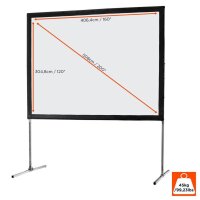 celexon Faltrahmenleinwand für Frontprojektion Mobil...