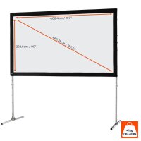 celexon Faltrahmenleinwand für Frontprojektion Mobil...