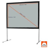 celexon Faltrahmenleinwand für Rückprojektion...