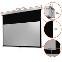 celexon Rolloleinwand Professional Plus 16:10, 200 x 125...
