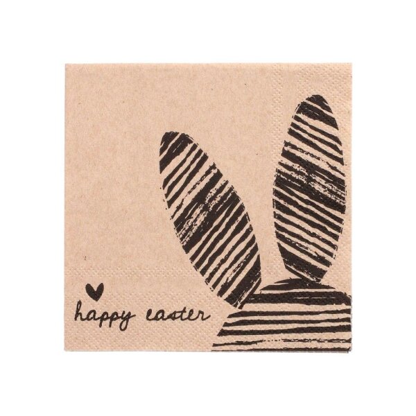 PAPSTAR Servietten Bunny Happy Easter 20 St.