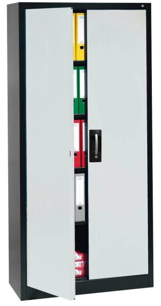 CP Stahlschrank C 2000 Acurado 9280-000 S10960 lichtgrau, anthrazit 4 Fachböden 93,0 x 50,0 x 195,0 cm, aufgebaut, 1 St.