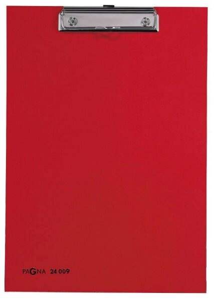 PAGNA Klemmbrett 24009-01 DIN A4 rot Karton, 1 St.